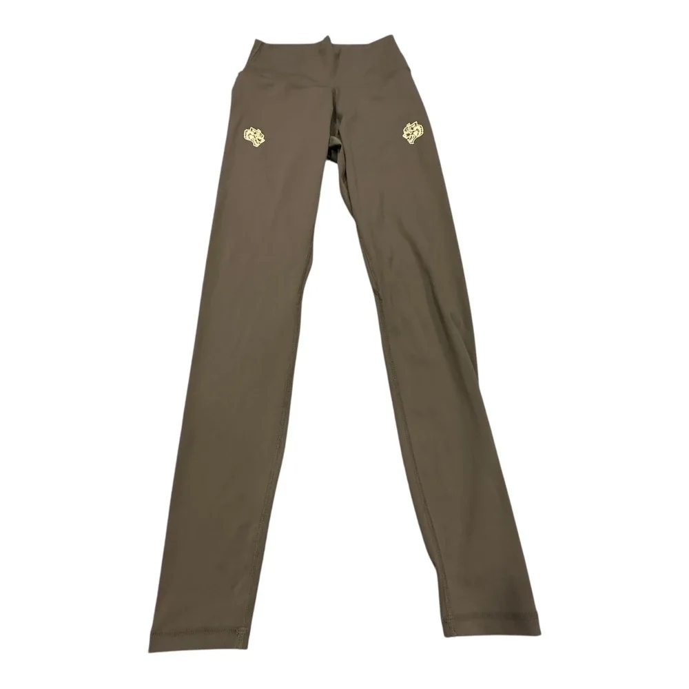 SHE Olive Green Leggings Wolf Logo Small Limited Edition #340 of 500 Athleisure - Picture 2 of 16